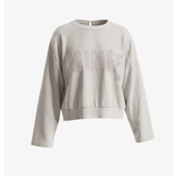 Aimee The Label Elan HS sweater with embroidery Off-white