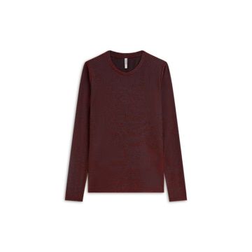 Summum Round Neck Top Long Sleeve Mesh 3s5394-30180 335