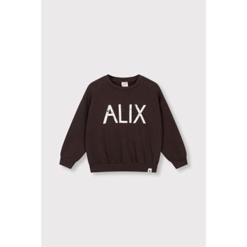 Alix MINI kids knitted shiny ruffle blouse 62608945539 659