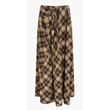 Aimee The Label HavanaW6 Check Skirt brown/camel check