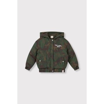 Alix MINI kids woven camouflage nylon coat 62608512527 781