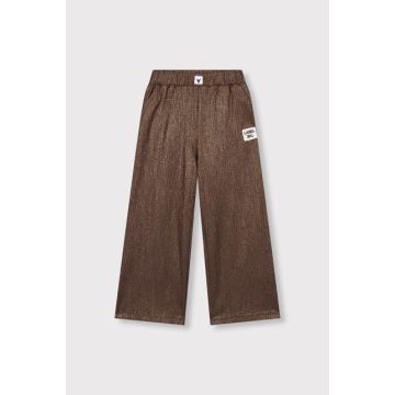 Alix MINI kids knitted shiny wide leg pants 62608145537 659