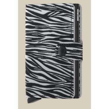Secrid MINIWALLET ZEBRA LIGHT GREY