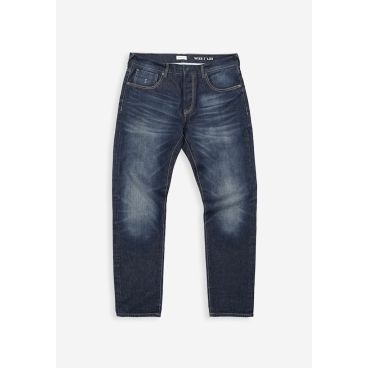Blauwe jeans van Butcher of Blue model M2521019 maat 34 811 met 5-pocket lichte wassing en rechte pasvorm
