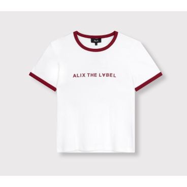 ALIX The Label ringer t-shirt 2602884612 012