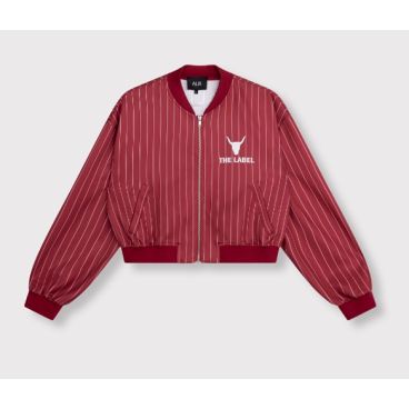 ALIX The Label pinstripe cropped training jacket 2602474588 511