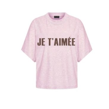 Aimee The Label Selara HS T-shirt print Pink