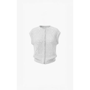 Aimee The Label NoaS6 knitted top White