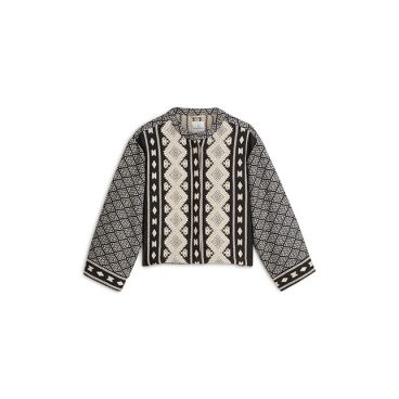 Summum Jacket Black jacquard mix 1s1296-12429 990