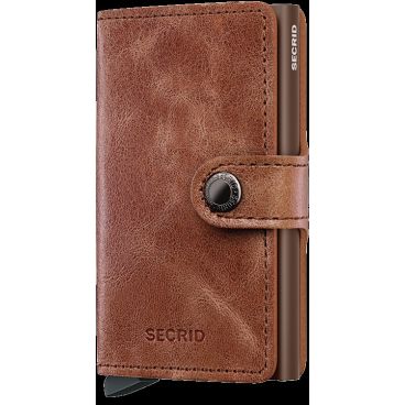 Secrid MINIWALLET VINTAGE COGNAC BROWN