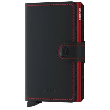 Secrid MINIWALLET MATTE BLACK&RED
