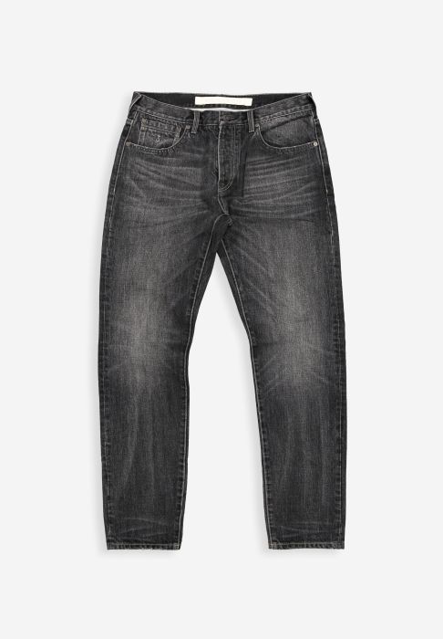 Grijze Butcher of Blue jeans model M2521021 32 811 met faded wassing rechte pijpen en vijf zakken