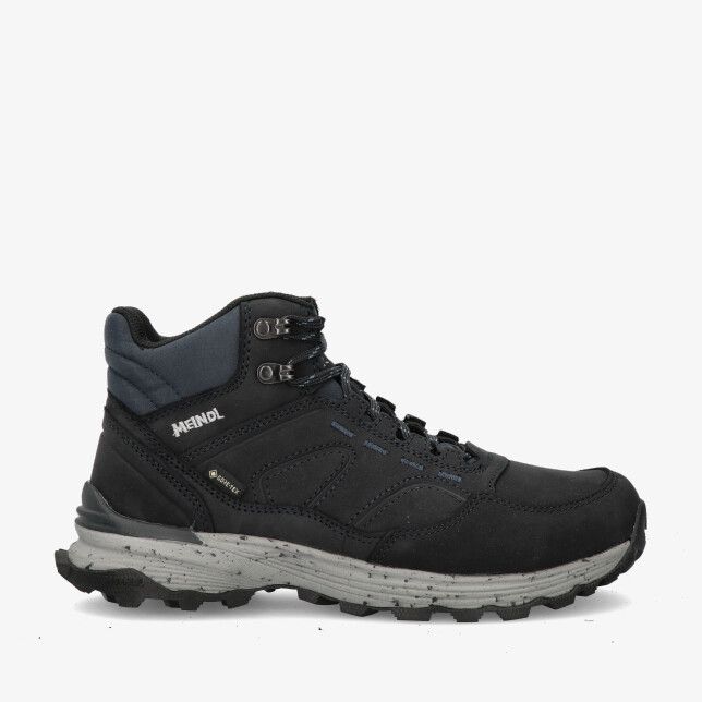 Blauwe Meindl Tolmin 4752 68 wandelschoen van nubuck met halfhoge schacht metalen haken en gripzool