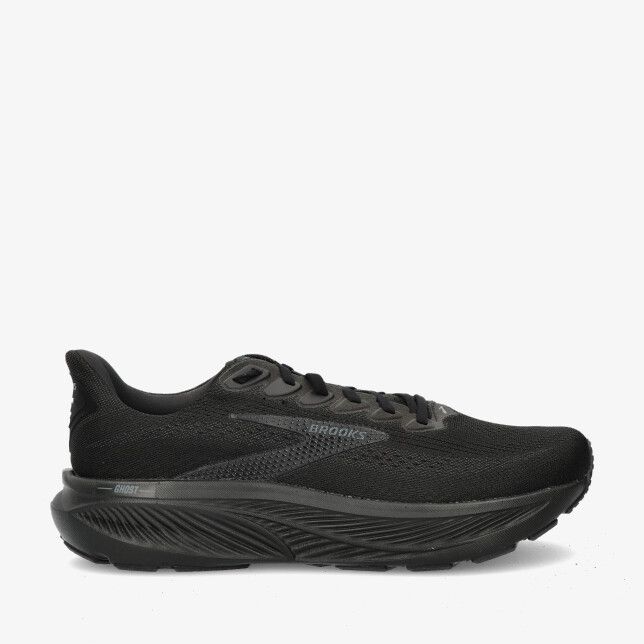 Zwarte Brooks GHOST 1104422E 020 hardloopschoen van ademend mesh met laag model en dikke gewelfde zool