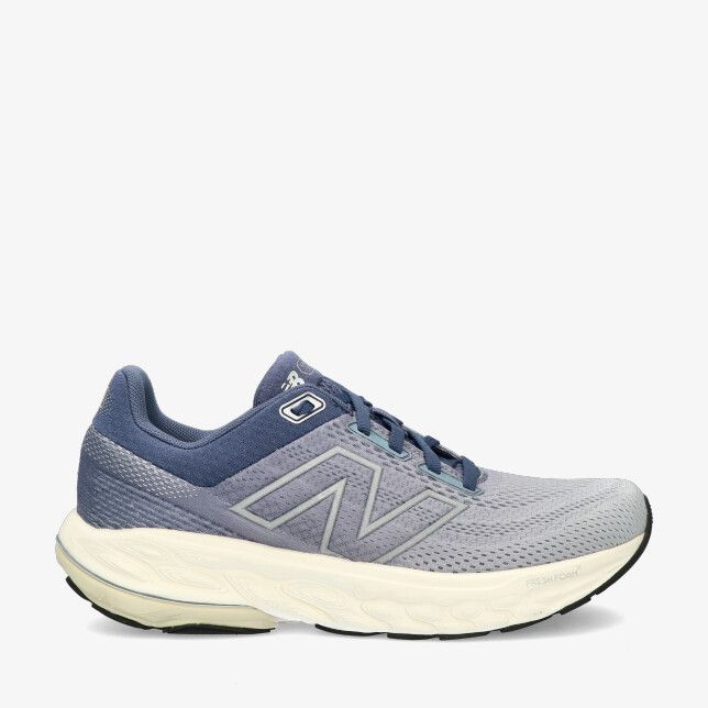 Paarse New Balance W860 U14 hardloopschoen met ademend mesh groot N logo en dikke dempende tussenzool