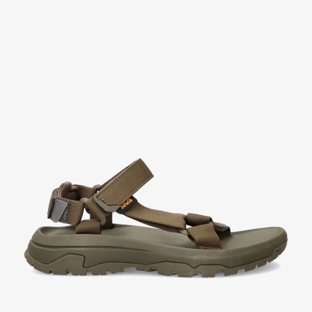 Groene Teva M Hurricane 1173670 DOL sandaal met mesh bandjes en verstelbare klittenband en een robuuste profielzool