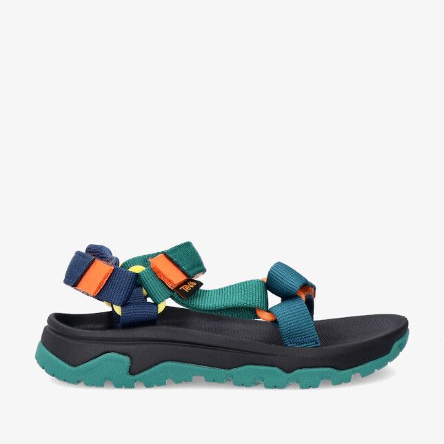 Groene Teva T Hurricane 1177410T BCMLT sandaal van synthetisch materiaal met meerkleurige verstelbare bandjes en grove zool