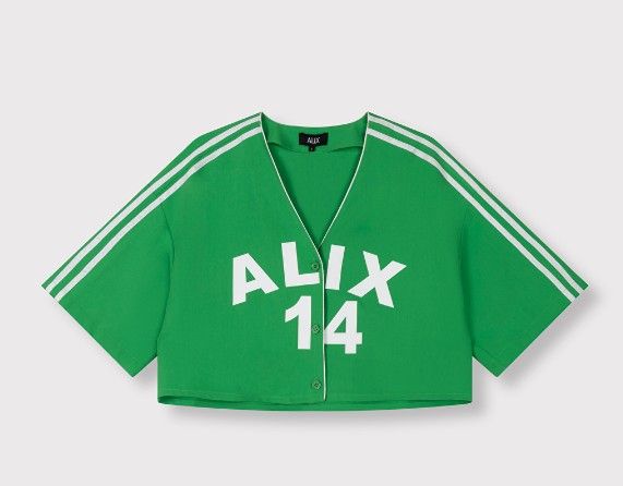 ALIX The Label cropped baseball shirt 2604935683 716