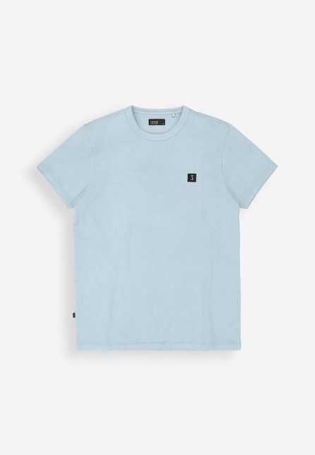 Blauwe Butcher of Blue Army Tee 2012001 856 met ronde hals korte mouwen en subtiel borstlogo