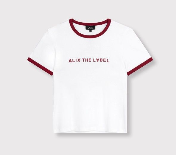 ALIX The Label ringer t-shirt 2602884612 012