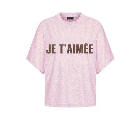 Aimee The Label Selara HS T-shirt print Pink