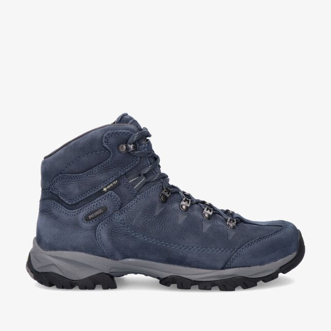 Blauwe Meindl OHIO 2 GTX 3889 09 wandelschoen van nubuckleer met hoge schacht metalen veterhaken en profielzool