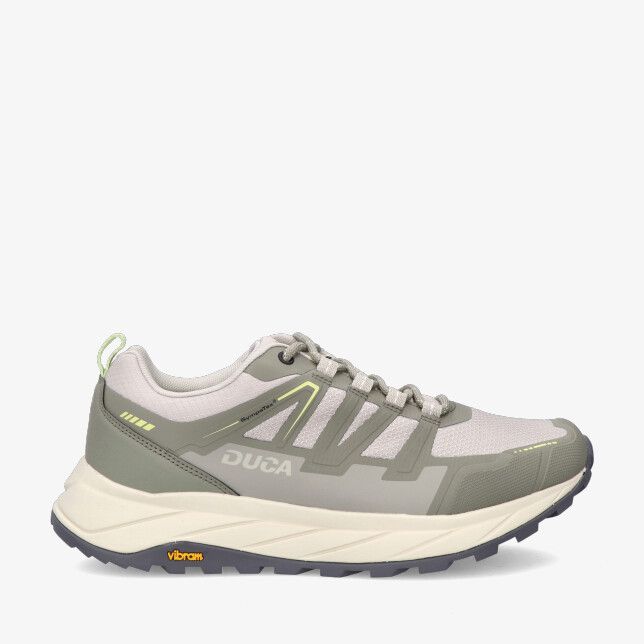 Groene DUCA Walking Fortino DCG250054 wandelschoen van mesh met versterkte overlays en dikke Vibram profielzool