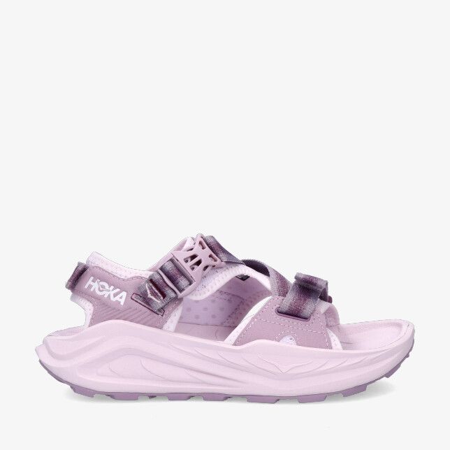 Paarse HOKA W INFINI HIKE TC 1162590-FCC sandaal met ademend mesh dikke gewelfde zool en verstelbare bandjes met gesp